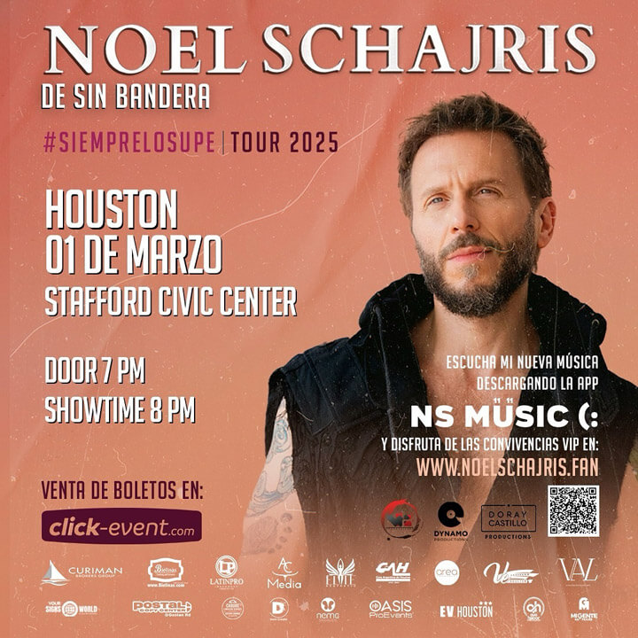 Noel Schajris #SIEMPRELOSUPE Tour, Houston, Texas